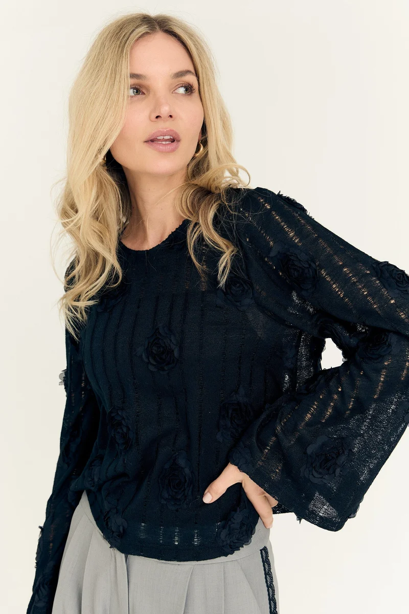 A-View - Rosanna Blouse AV6089 - 999 - Black