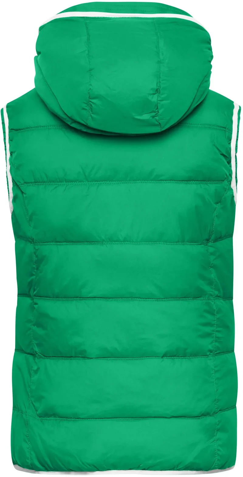James & Nicholson - Maritime Dames Bodywarmer - Irish Green/White