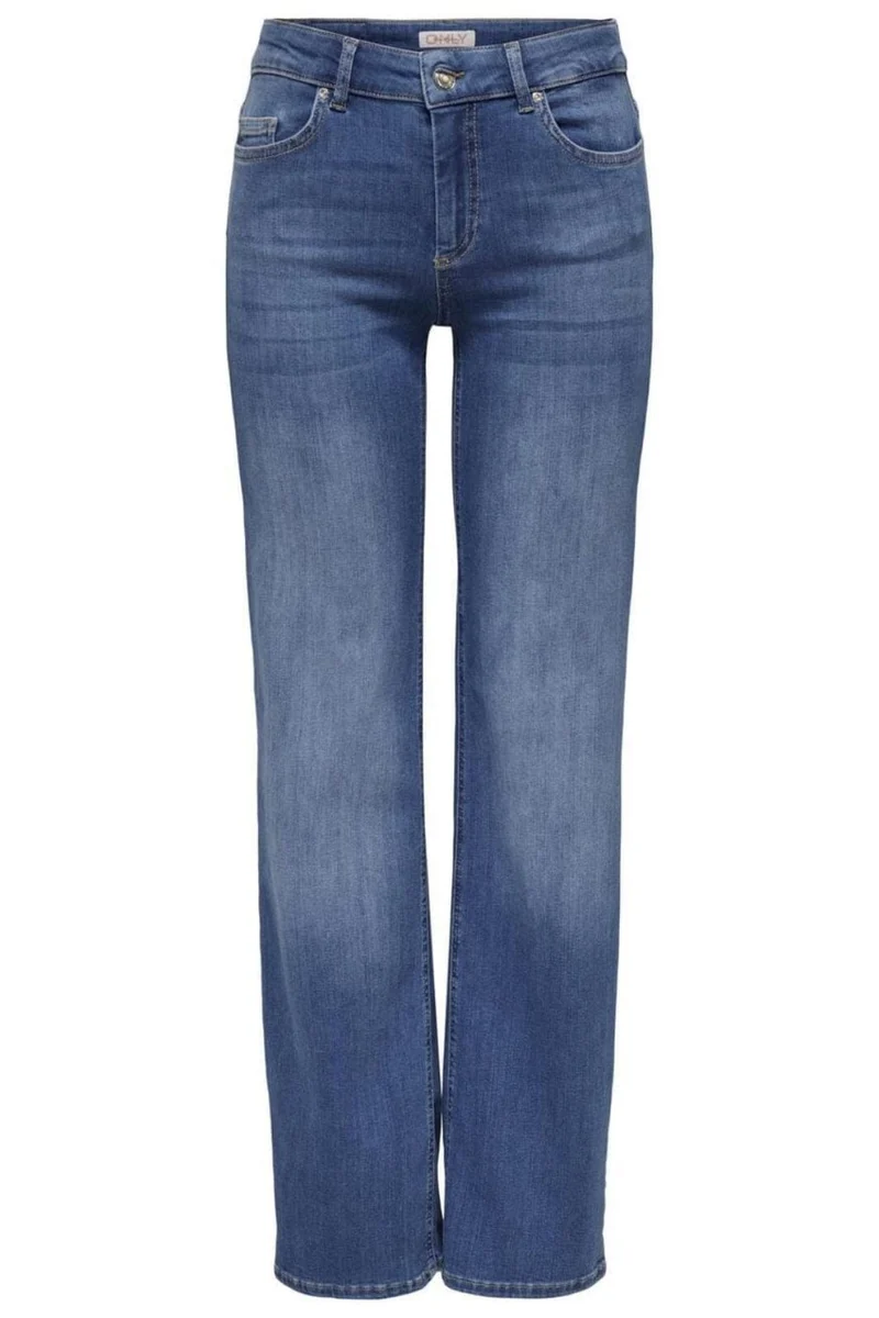 Only - Onlblush Mid Straight Rea12187 - 4575098 Medium Blue Denim