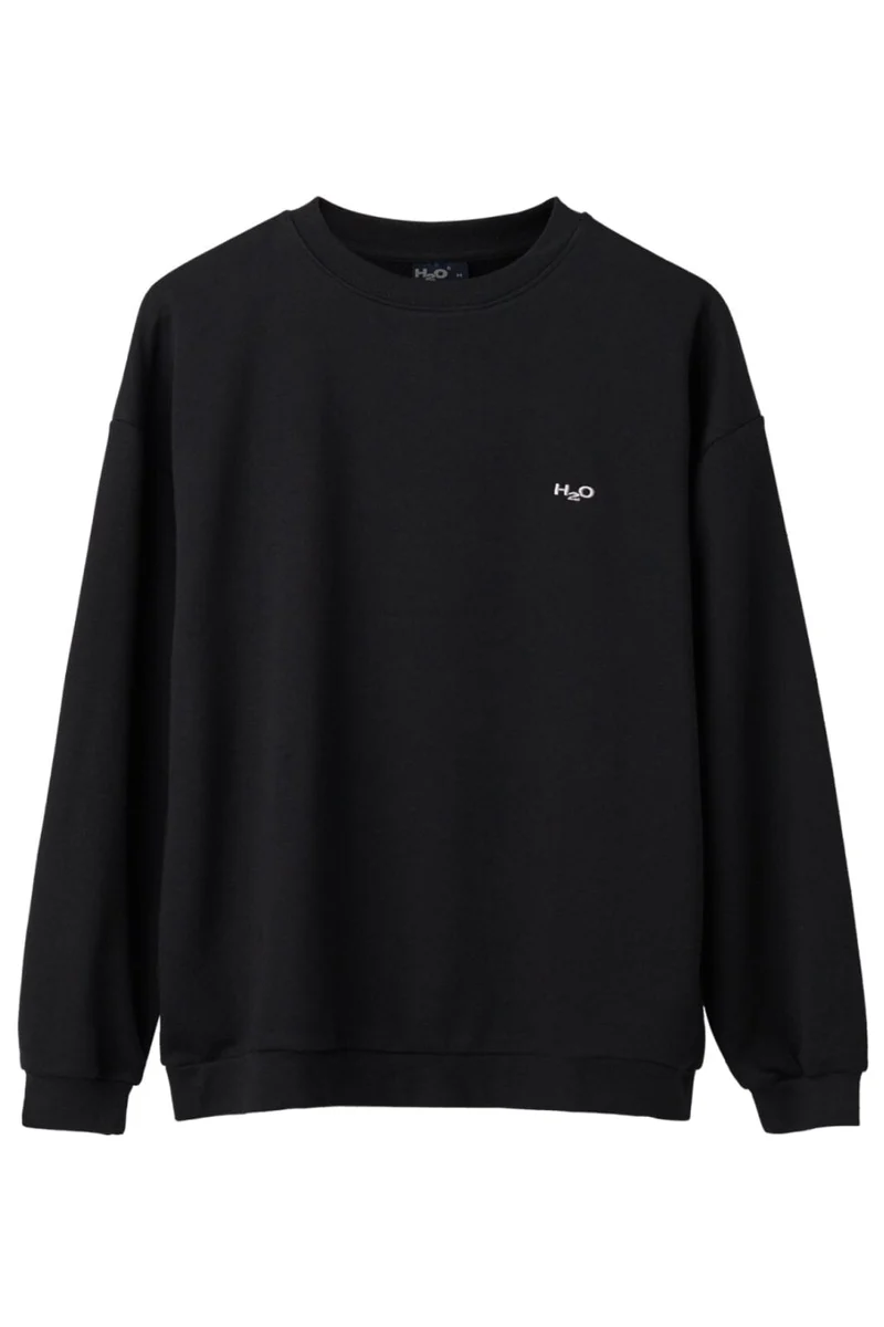 H2O - Base Woman Sweat O'Neck - 3500 Black