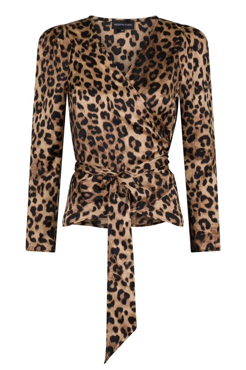 Valentin Studio - Josie Leopard Blouse - Leopard