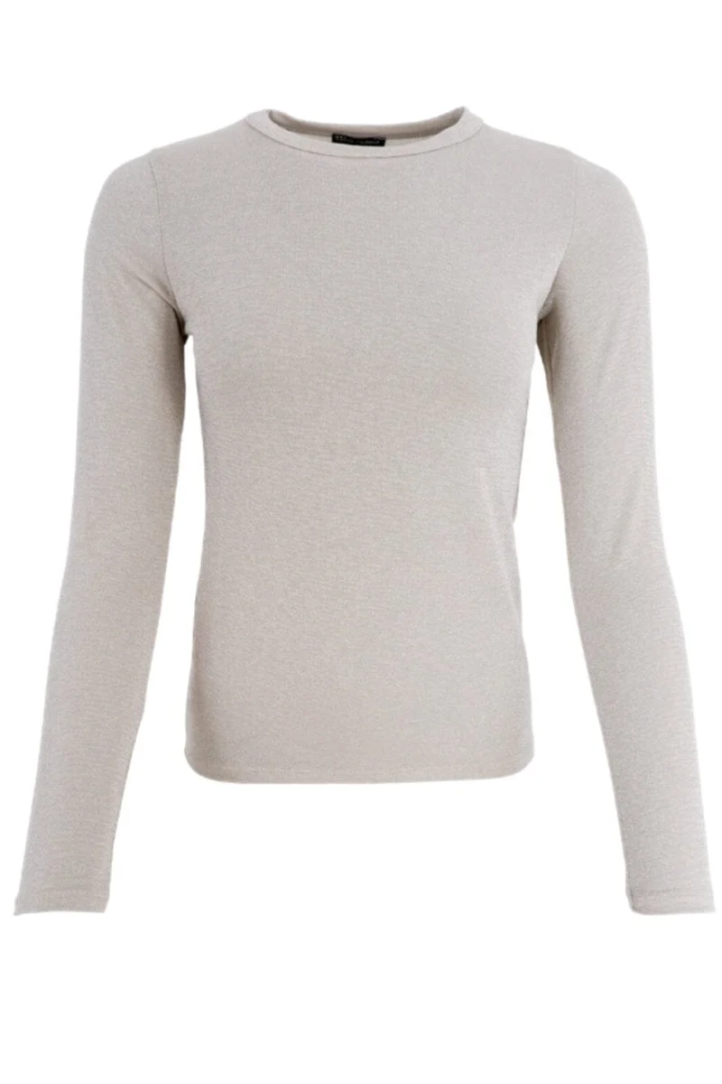 Black Colour - Bcfaye Lurex Blouse - Pearl Silver