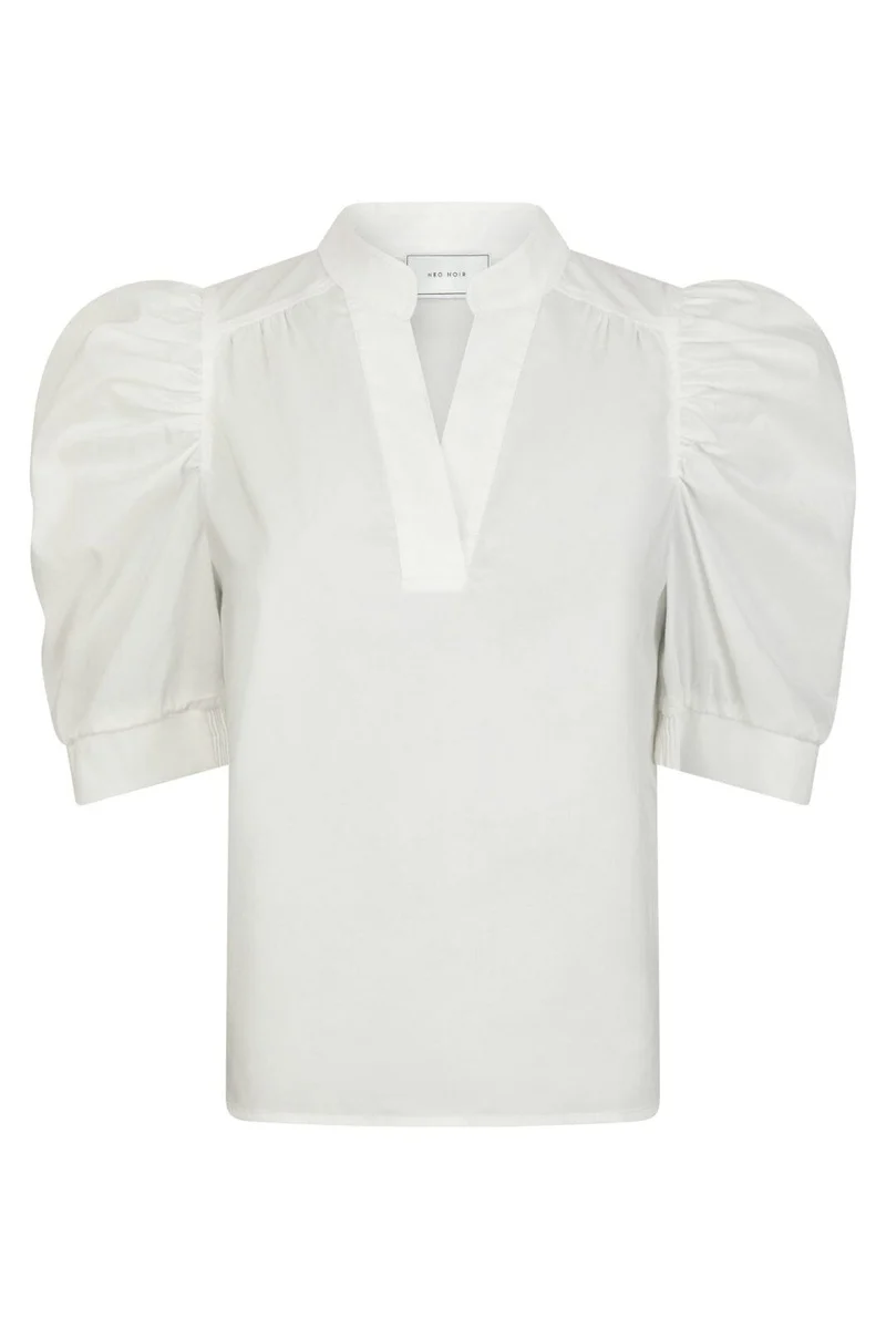 Neo Noir - Roella Poplin Blouse 164283 - 120 - White