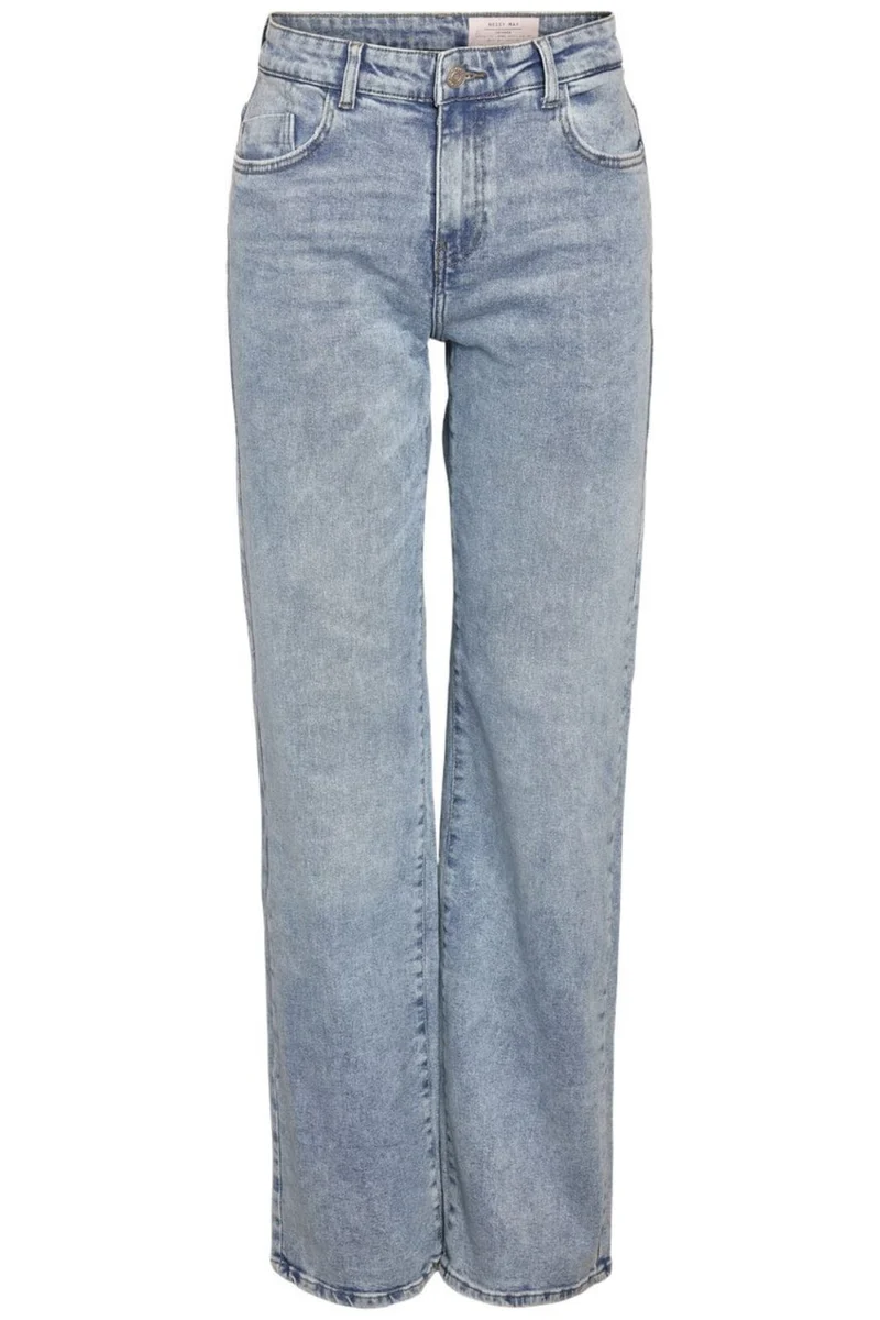 Noisy May - Nmyolanda Nw Wide Jeans Az236Lb Fwd - 4179737 Light Blue Denim