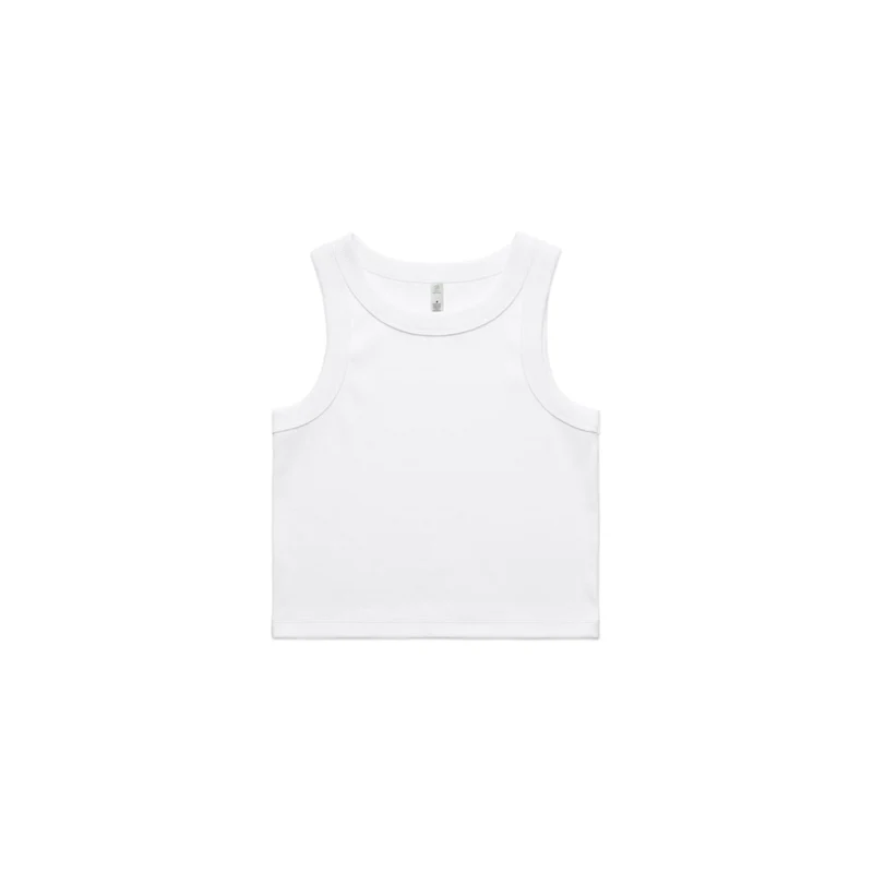 Wo's Organic Rib Crop Tank