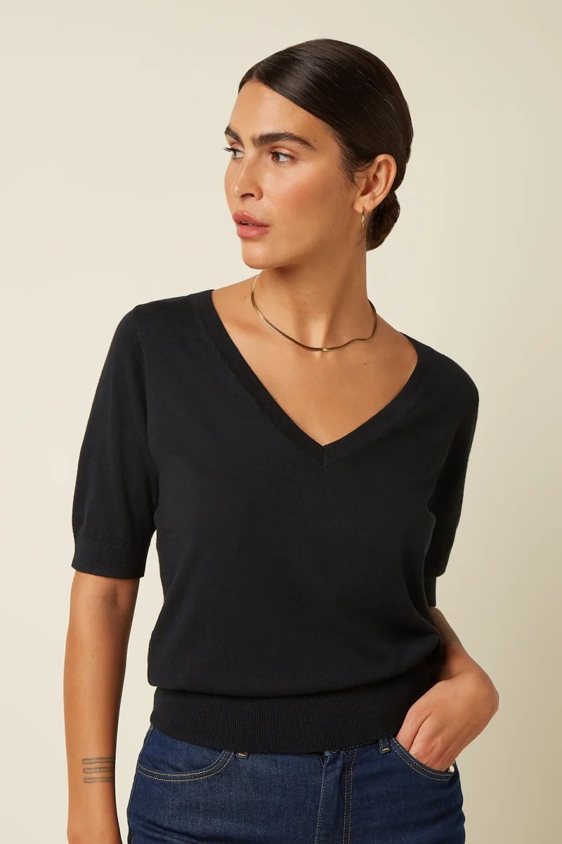 King Louie Agnes V top black