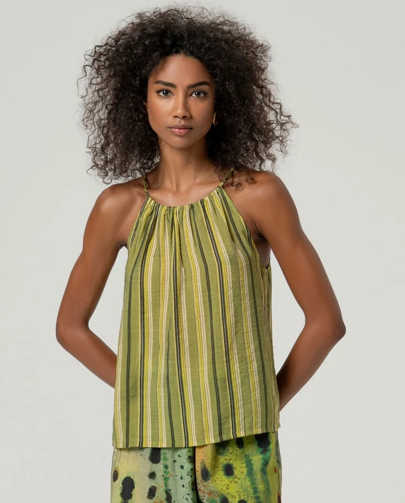Surkana Halter Strap Top Multi
